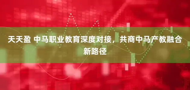 天天盈 中马职业教育深度对接，共商中马产教融合新路径