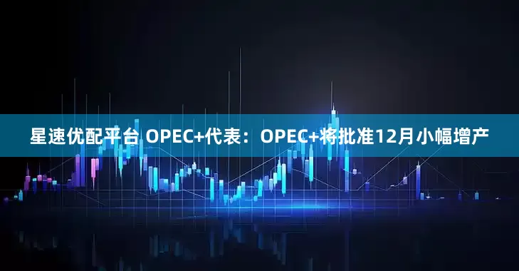 星速优配平台 OPEC+代表：OPEC+将批准12月小幅增产